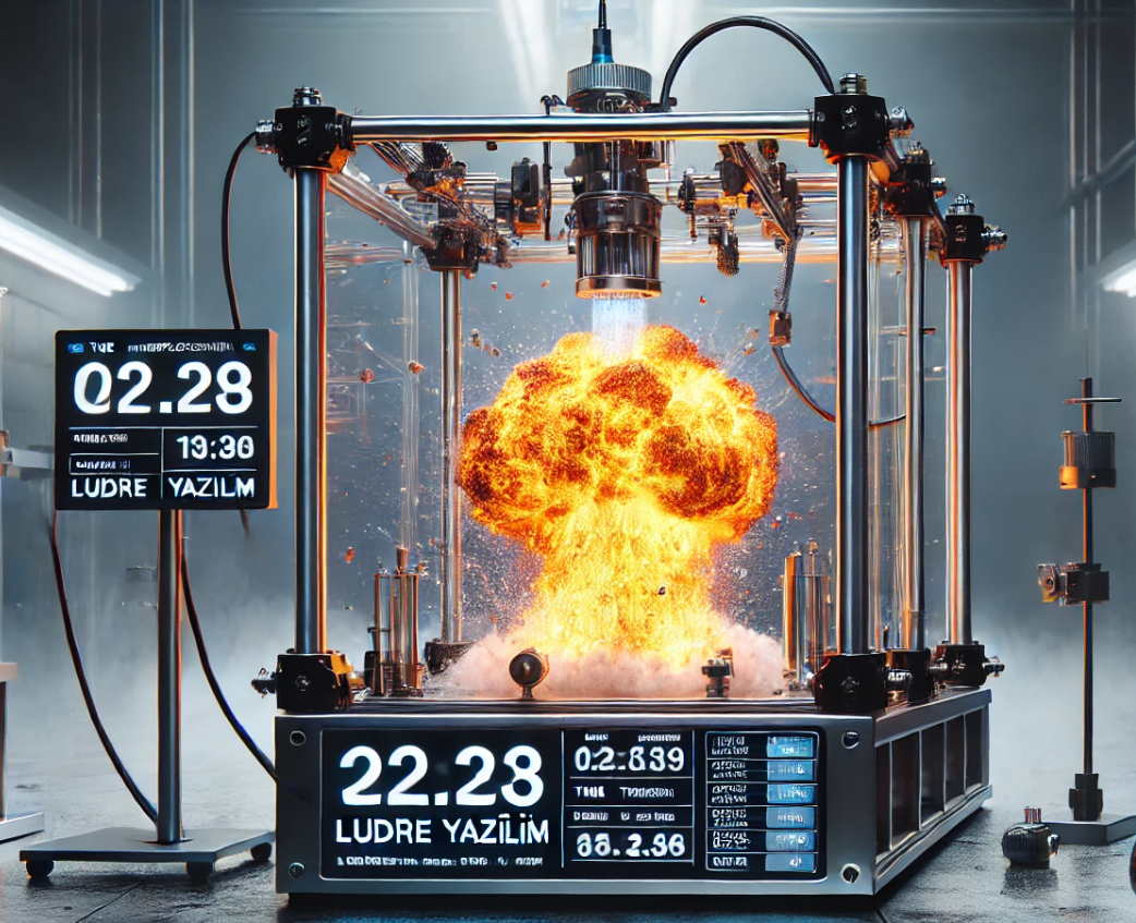 Patlama , Zaman Alma ve Alev Uzunluğu Ölçüm Sistemi